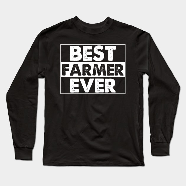 Best Farmers Shirt Long Sleeve T-Shirt by mdshalam